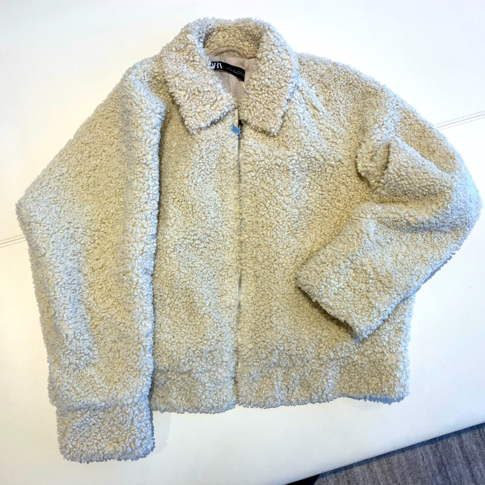 faux sterling zip jacket
